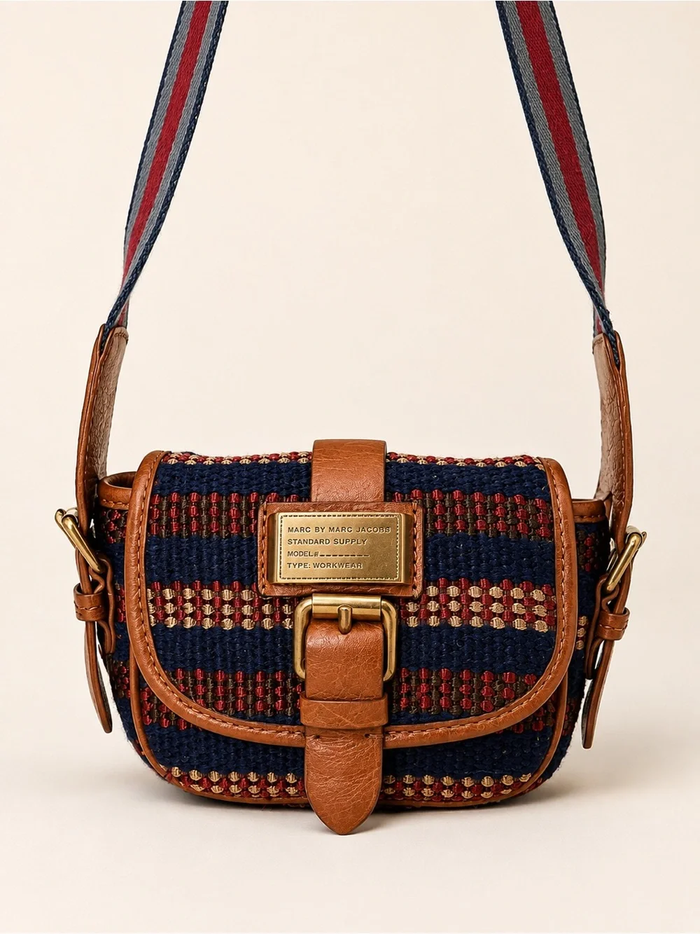 Marc by Marc Jacobs Workwear Woven Flap Crossbody Bag